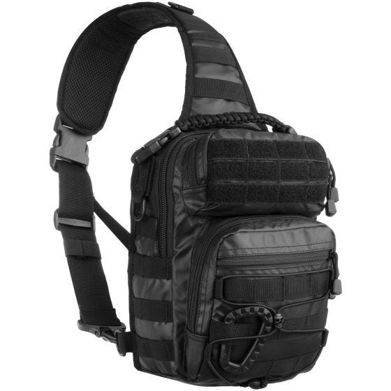 Mil-Tec Liten En-rem Attackpack Svart