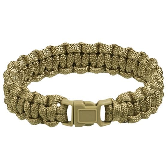 Mil-Tec Handledsband 15 mm Fallskärmslina - Coyote