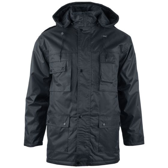 Mil-Tec Dubon-parkas med Huva - Mörkblå
