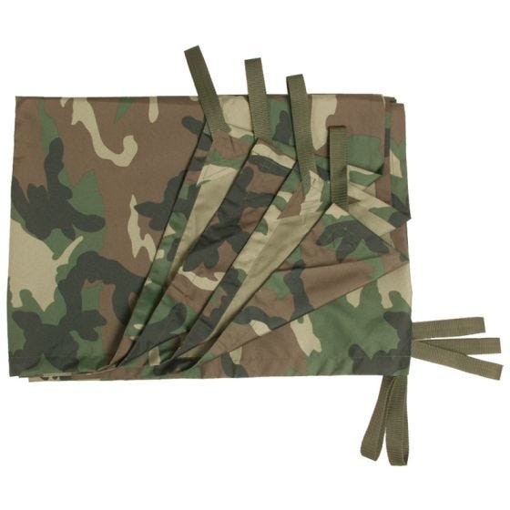 Mil-Tec Tarp Enfärgad Presenning Universal - Woodland