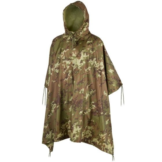 Mil-Tec Vattentät Poncho Ripstop - Vegetato Woodland