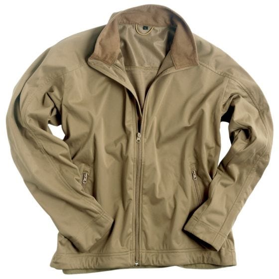 Mil-Tec Softshelljacka Lätt - Coyote