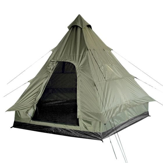 Mil-Tec Tipi Pyramidtält - Oliv