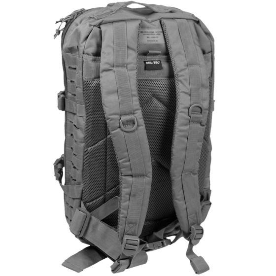 Mil-Tec US Stor Attackpack Laserskuren - Urban Grey