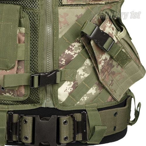 Mil-Tec USMC Taktisk Väst - Vegetato Woodland