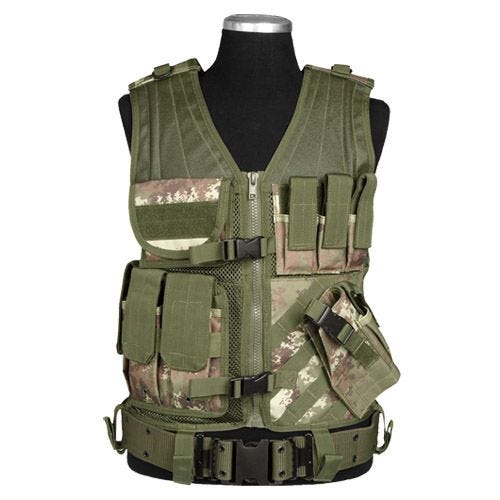 Mil-Tec USMC Taktisk Väst - Vegetato Woodland
