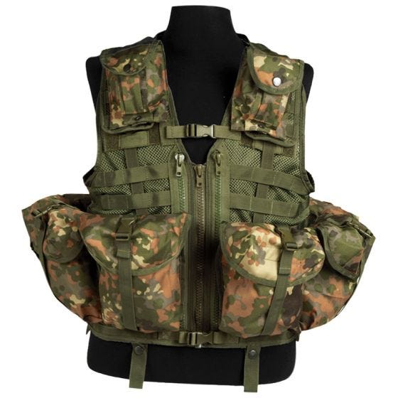 Mil-Tec Modular System Taktisk Väst Flecktarn