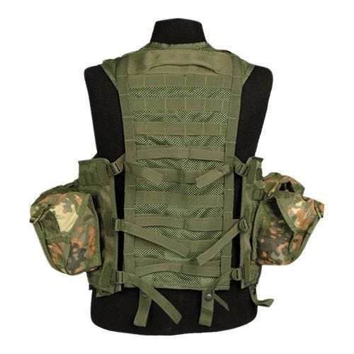 Mil-Tec Modular System Taktisk Väst Flecktarn