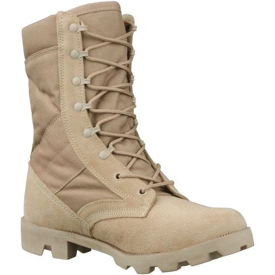 Mil-Tec US Snabbsnörning Stridskängor - Desert