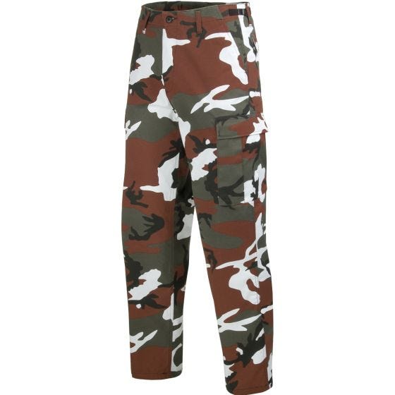 Mil-Tec BDU Ranger Stridsbyxor Red Camo