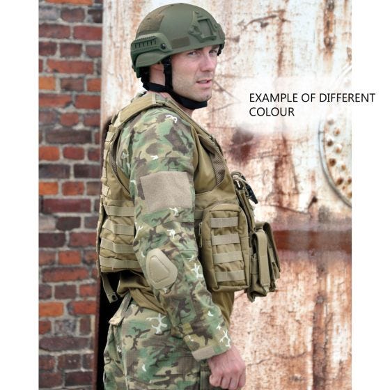 Mil-Tec M.Release MOLLE Stridsväst - Oliv