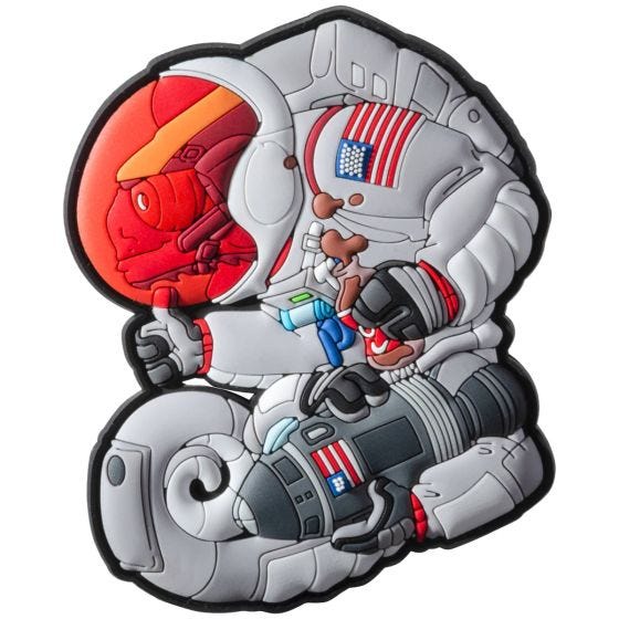 Patchlab Chameleon Apollo Armstrong Märke - Grå