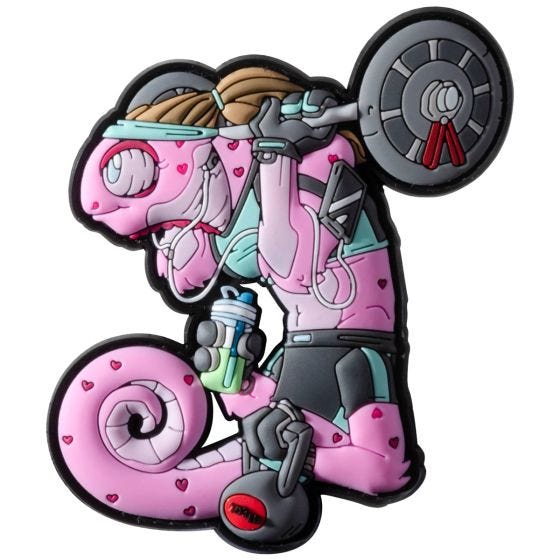 Patchlab Chameleon Fit Girl Märke - Rosa