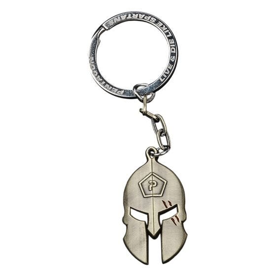 Pentagon Spartan Nyckelring - Antik Mässing