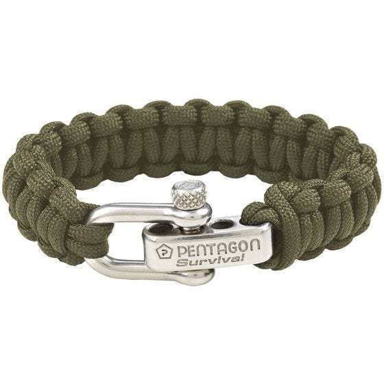 Pentagon Survival Armband - Olivgrön