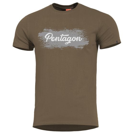 Pentagon Ageron Grunge T-shirt Terra Brown