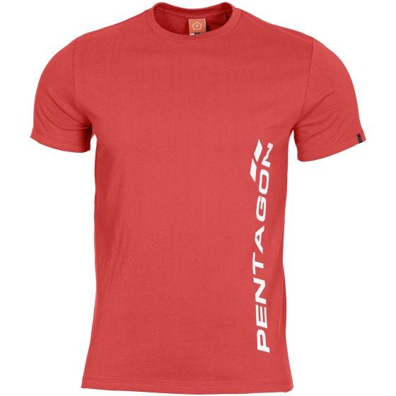 Pentagon Ageron Vertical T-shirt Lava Red