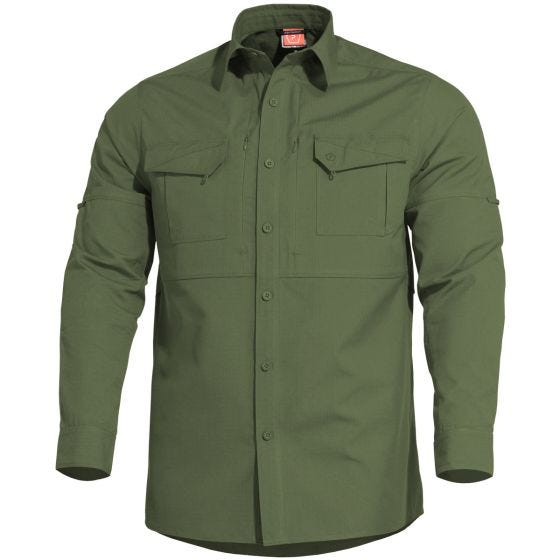 Pentagon Plato Skjorta Taktisk - Camo Green
