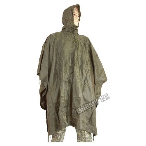 Mil-Tec Vattentät Poncho Ripstop - Oliv