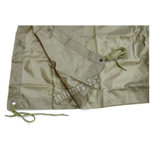 Mil-Tec Vattentät Poncho Ripstop - Oliv