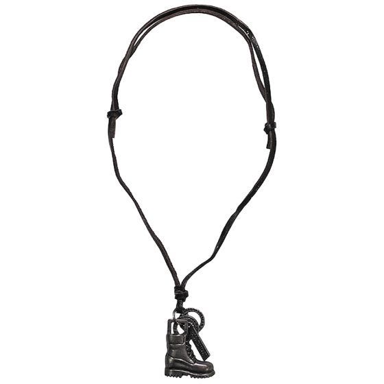 Pure Trash Boot Halsband - Silver