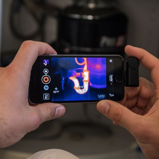 Seek Thermal XR iOS Kompaktkamera - Svart