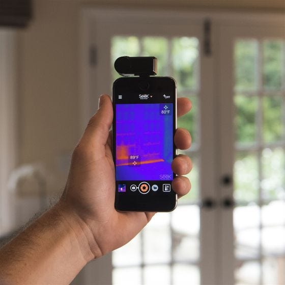 Seek Thermal XR iOS Kompaktkamera - Svart