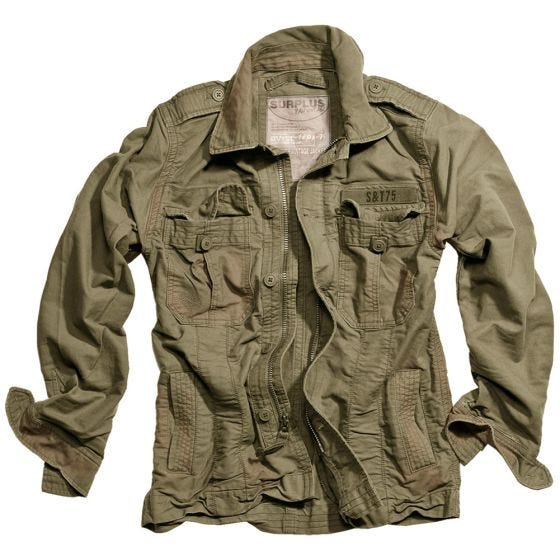 Surplus Heritage Vintage Jacka - Oliv