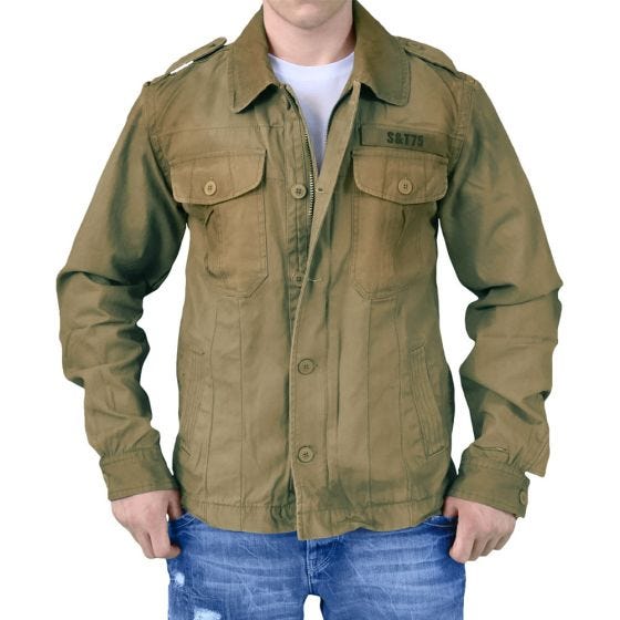 Surplus Heritage Vintage Jacka - Oliv