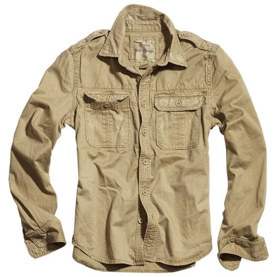 Surplus Långärmad Skjorta - Beige