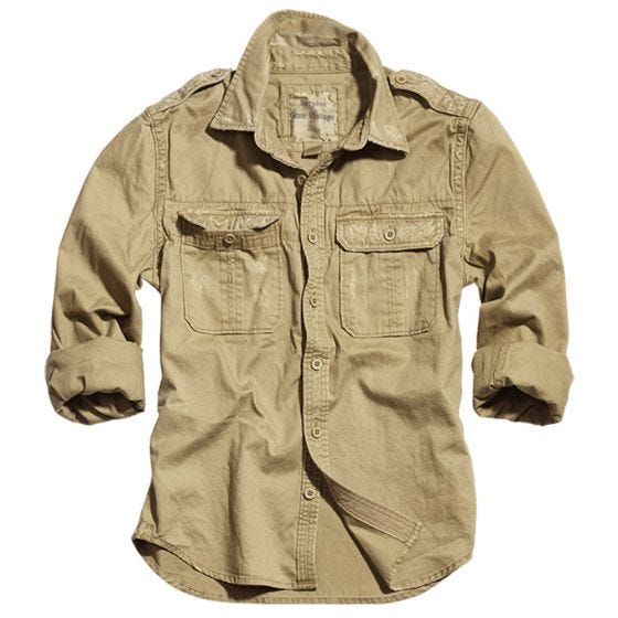 Surplus Långärmad Skjorta - Beige