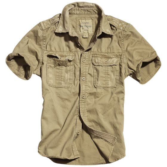 Surplus Kortärmad Skjorta - Beige
