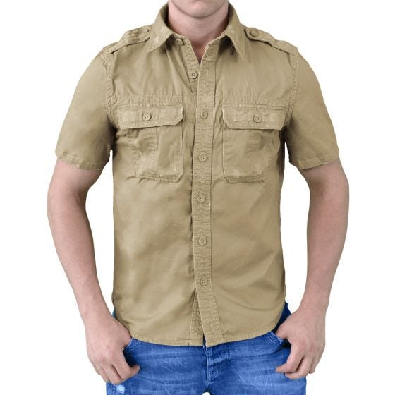 Surplus Kortärmad Skjorta - Beige