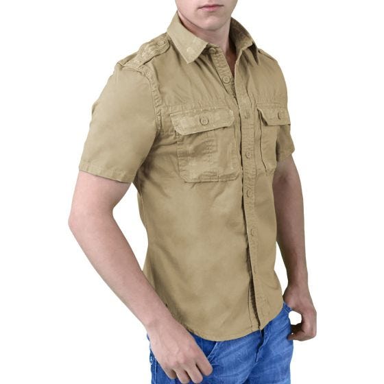 Surplus Kortärmad Skjorta - Beige