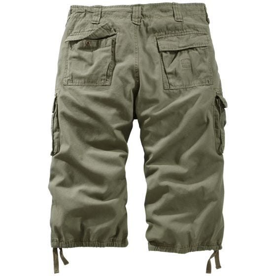 Surplus Trooper Legend 3/4 Shorts - Oliv Tvättad