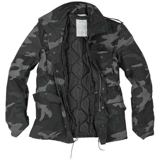Surplus US M65 Fältjacka - Black Camo