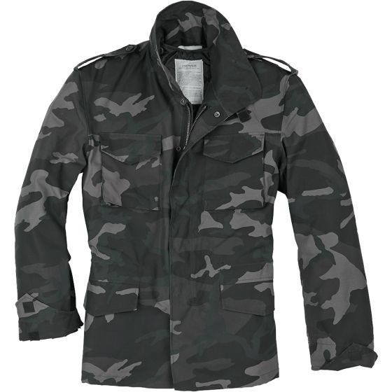 Surplus US M65 Fältjacka - Black Camo