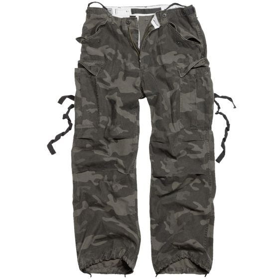 Surplus Vintage Fatigues Byxor - Black Camo