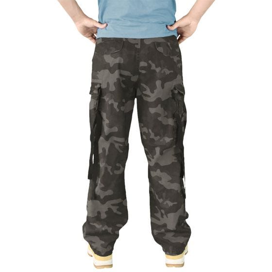 Surplus Vintage Fatigues Byxor - Black Camo