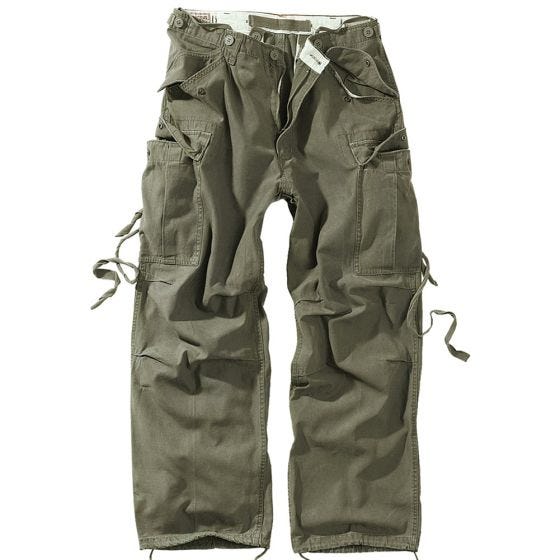 Surplus Vintage Fatigues Byxor - Oliv