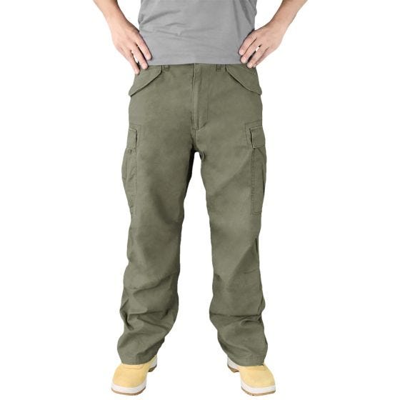Surplus Vintage Fatigues Byxor - Oliv