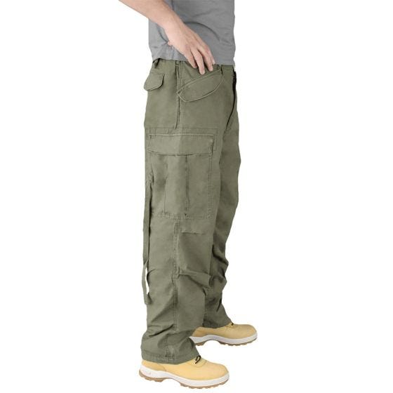Surplus Vintage Fatigues Byxor - Oliv