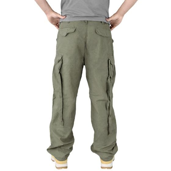 Surplus Vintage Fatigues Byxor - Oliv