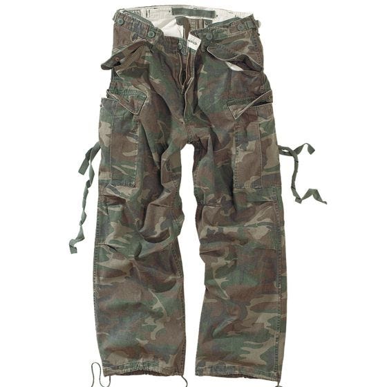 Surplus Vintage Fatigues Byxor - Woodland