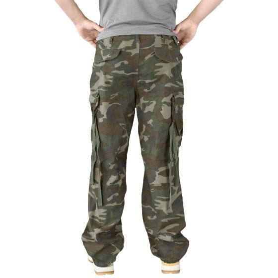 Surplus Vintage Fatigues Byxor - Woodland