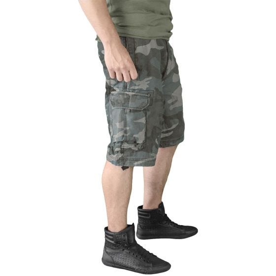 Surplus Vintage Shorts - Tvättad Night Camo
