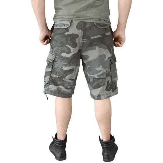 Surplus Vintage Shorts - Tvättad Night Camo