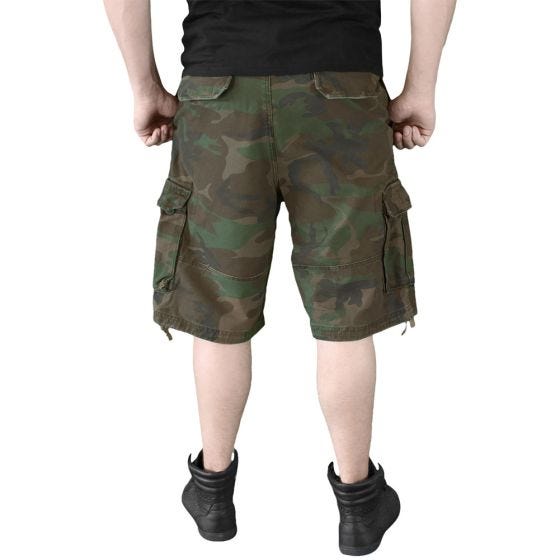 Surplus Vintage Shorts - Tvättad Woodland