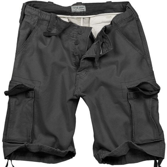 Surplus Vintage Shorts - Tvättad Svart