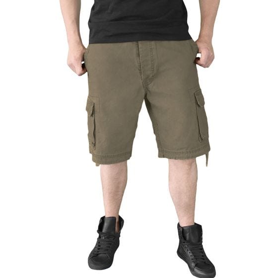 Surplus Vintage Shorts - Tvättad Oliv
